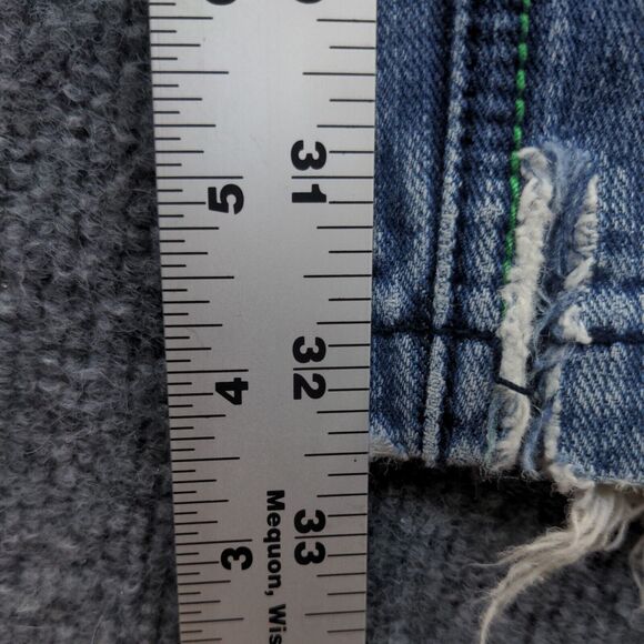 Southpole Men's Straight Jeans Size 32 Blue Embroidered 5-Pocket Medium Wash - Picture 15 of 15